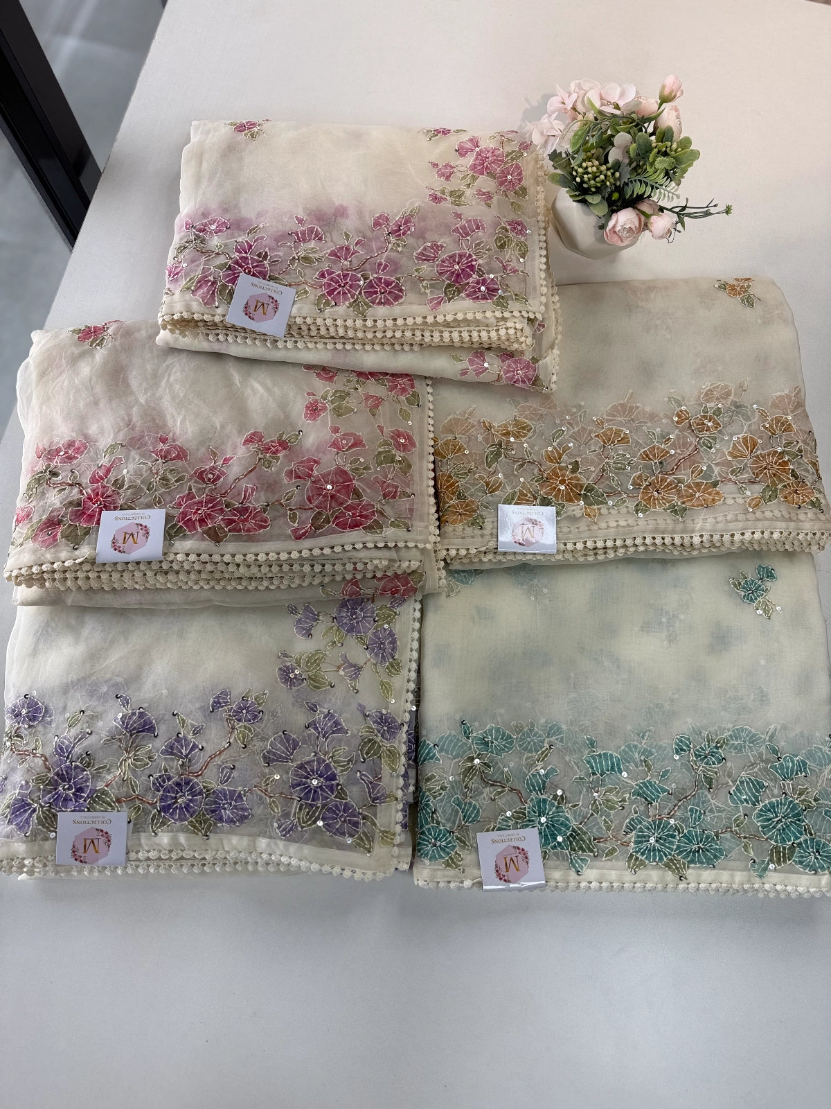 Soft Organza Saree / 1533