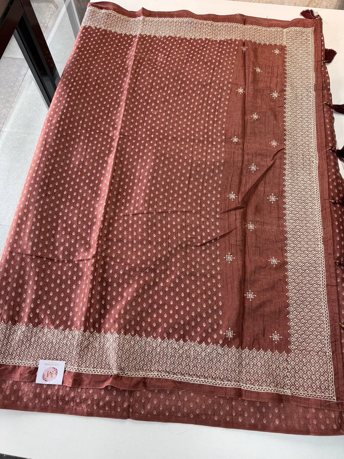 Semi Silk Saree/ BE30