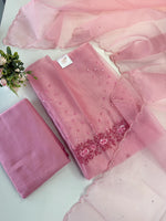 Crushed Tissue unstitched salwar set /298B