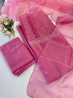 Crushed Tissue unstitched salwar set /298B