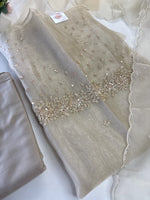 Crushed Tissue unstitched salwar set /298B