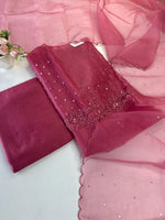 Crushed Tissue unstitched salwar set /298B