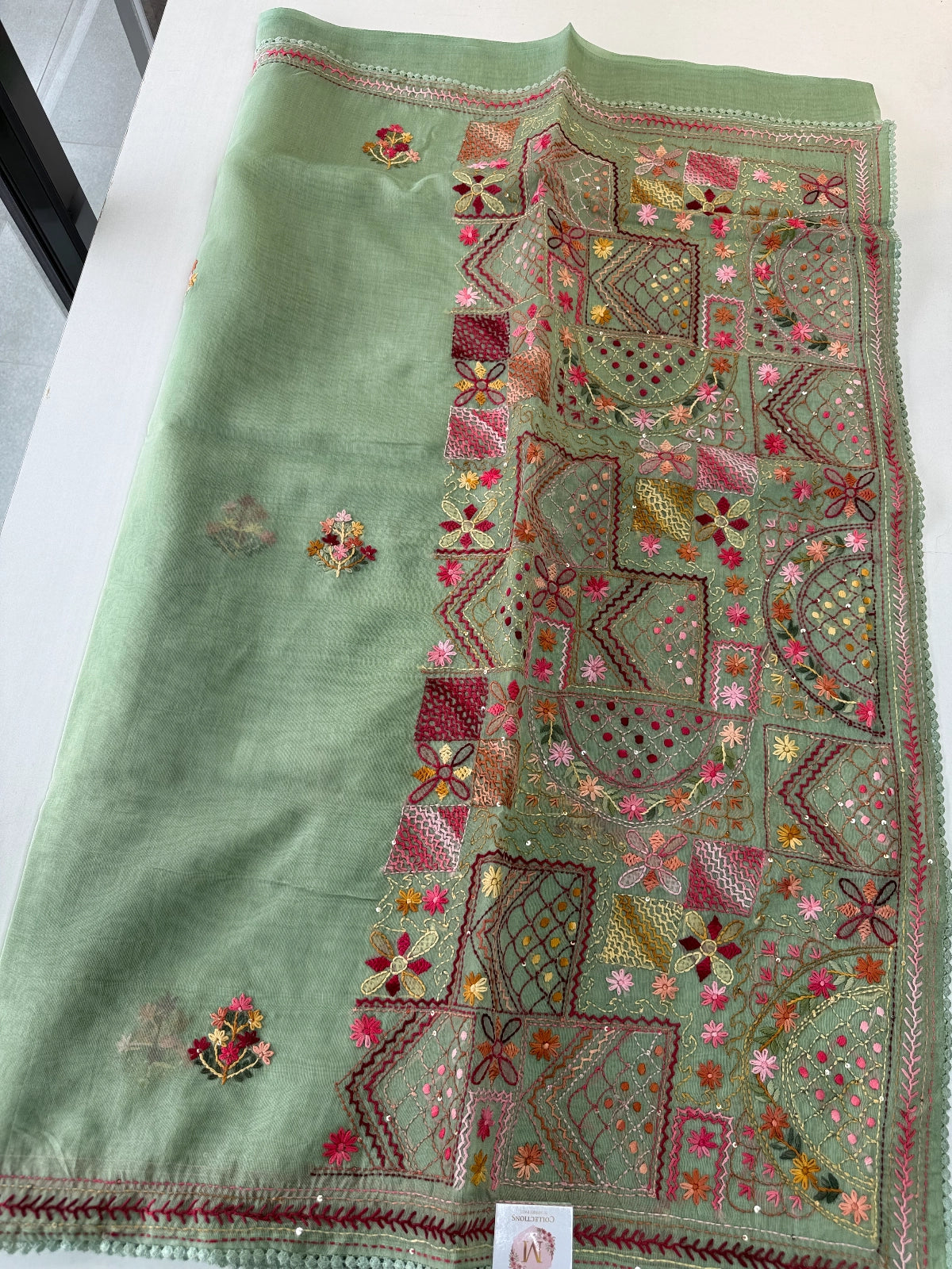 Chanderi Tissue blend Saree / 3921