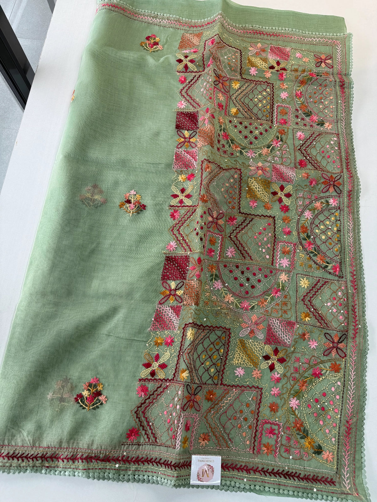 Chanderi Tissue blend Saree / 3921