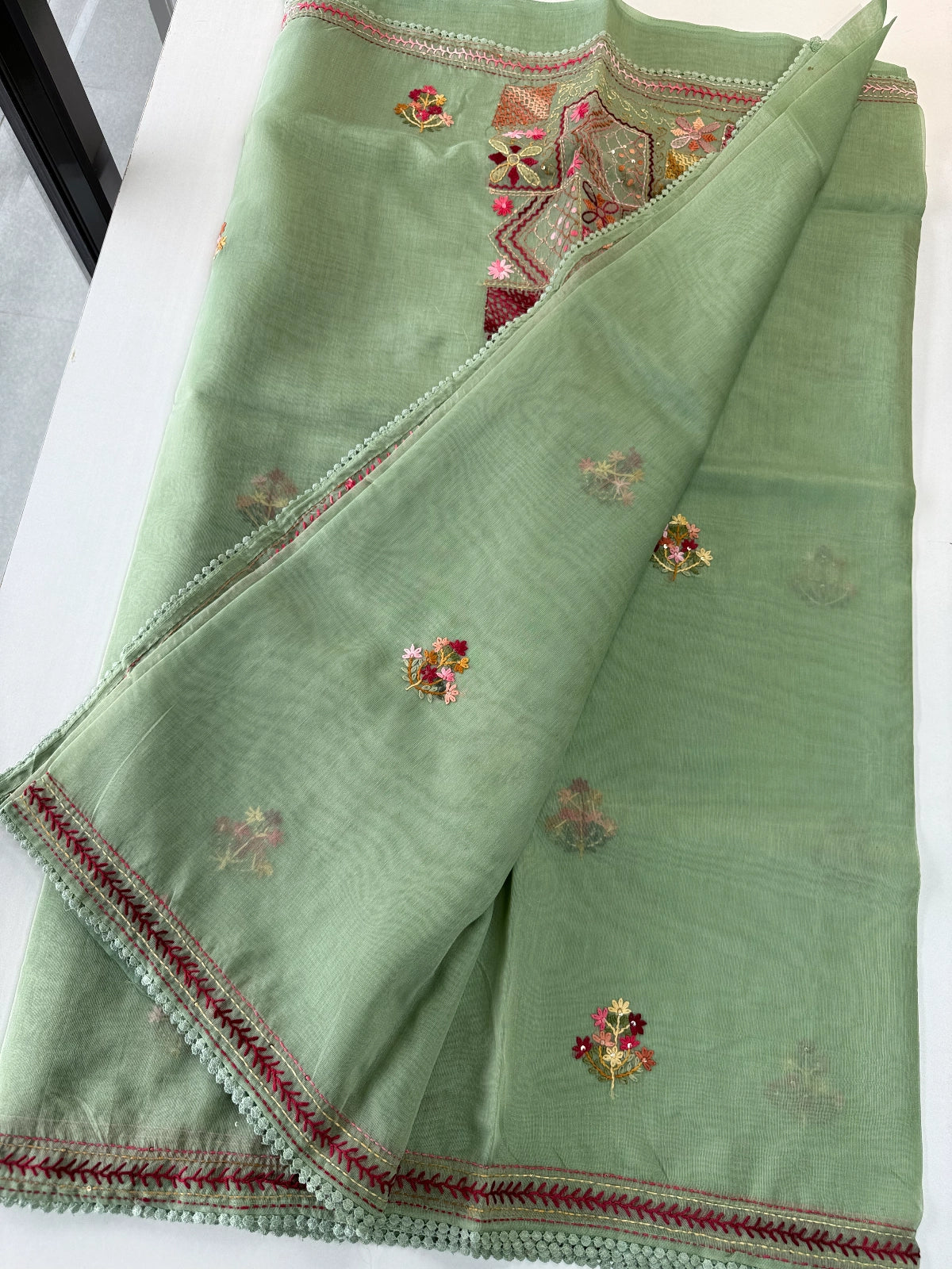 Chanderi Tissue blend Saree / 3921