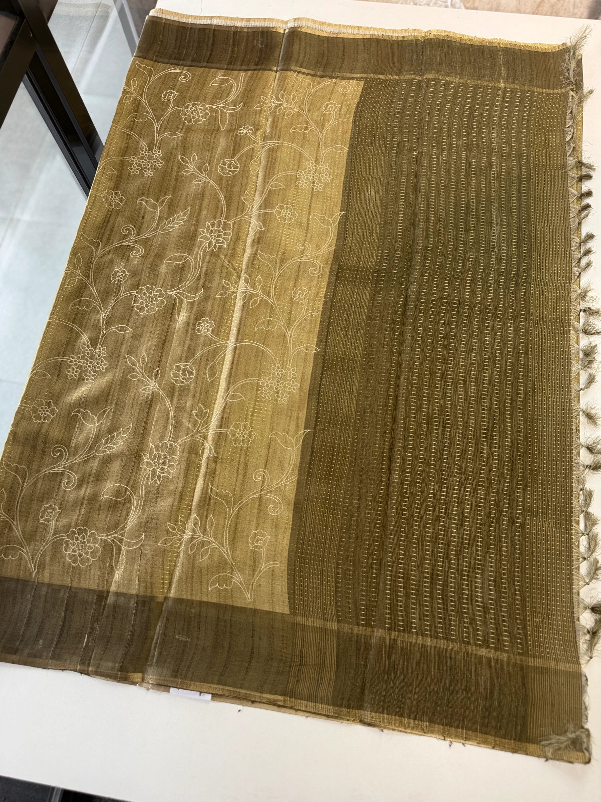 Semi Tussar Saree /MD350