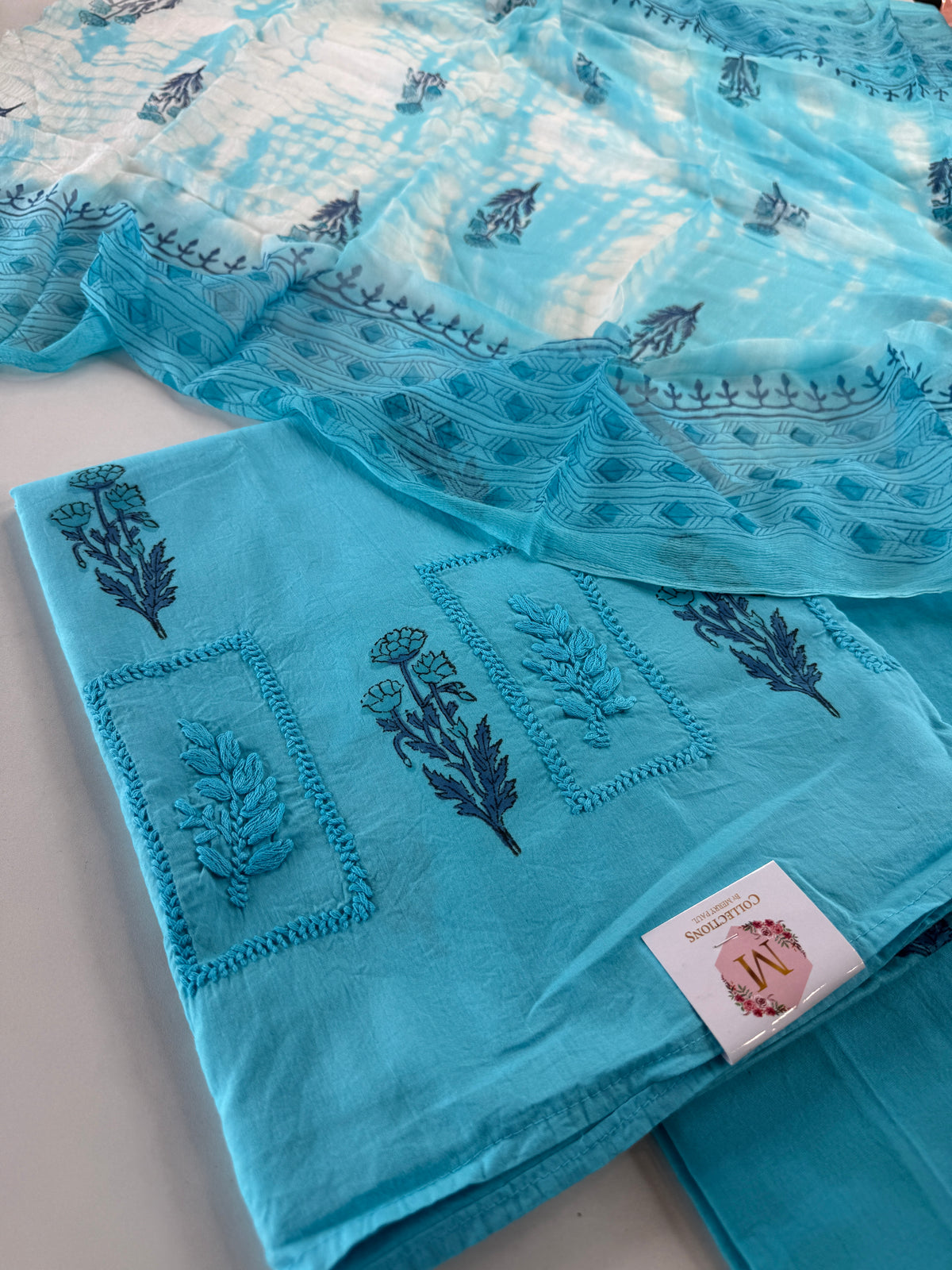 Unstitched cotton 3 piece set / NC133