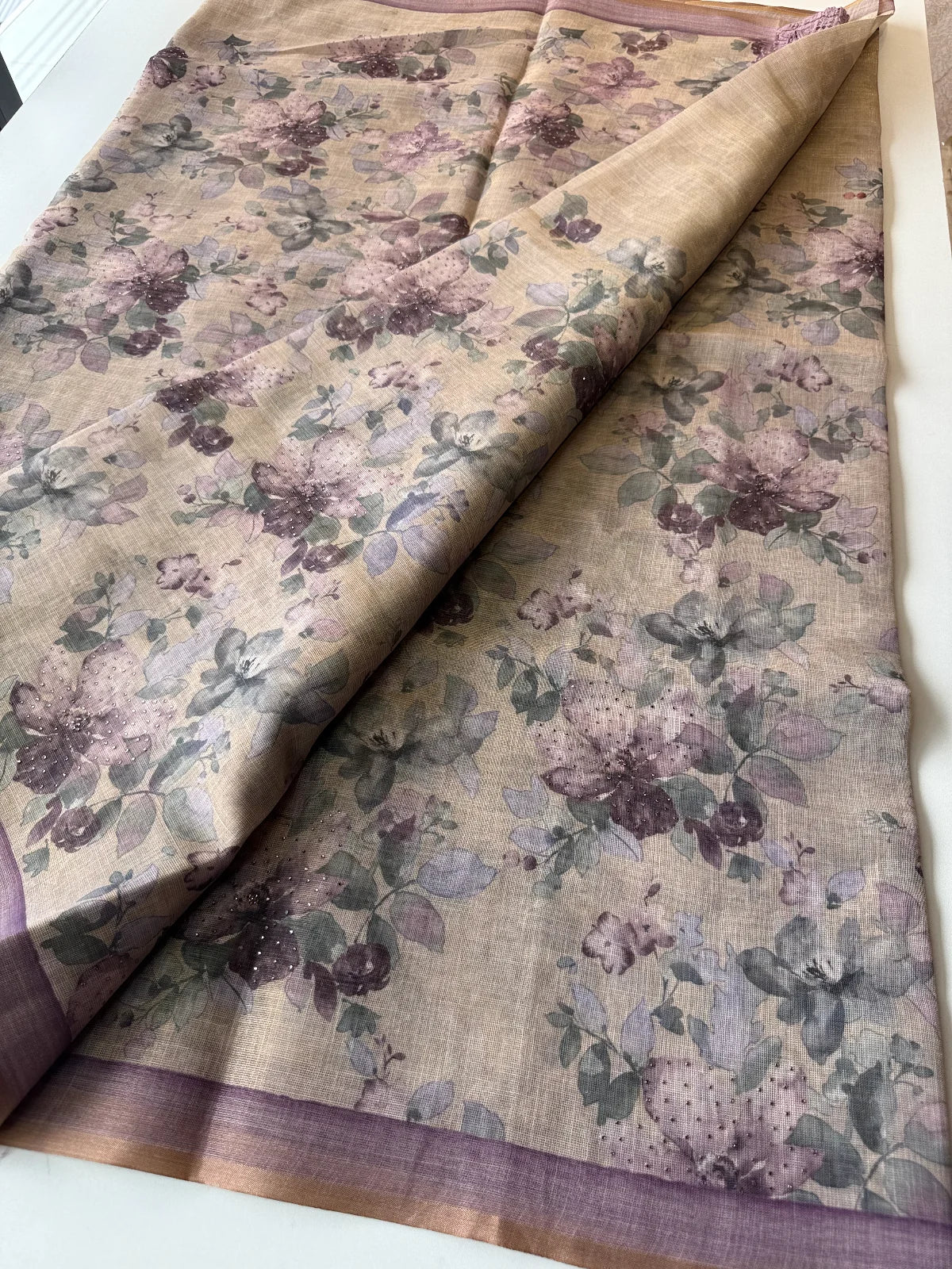 Tissue linen blend / 572A