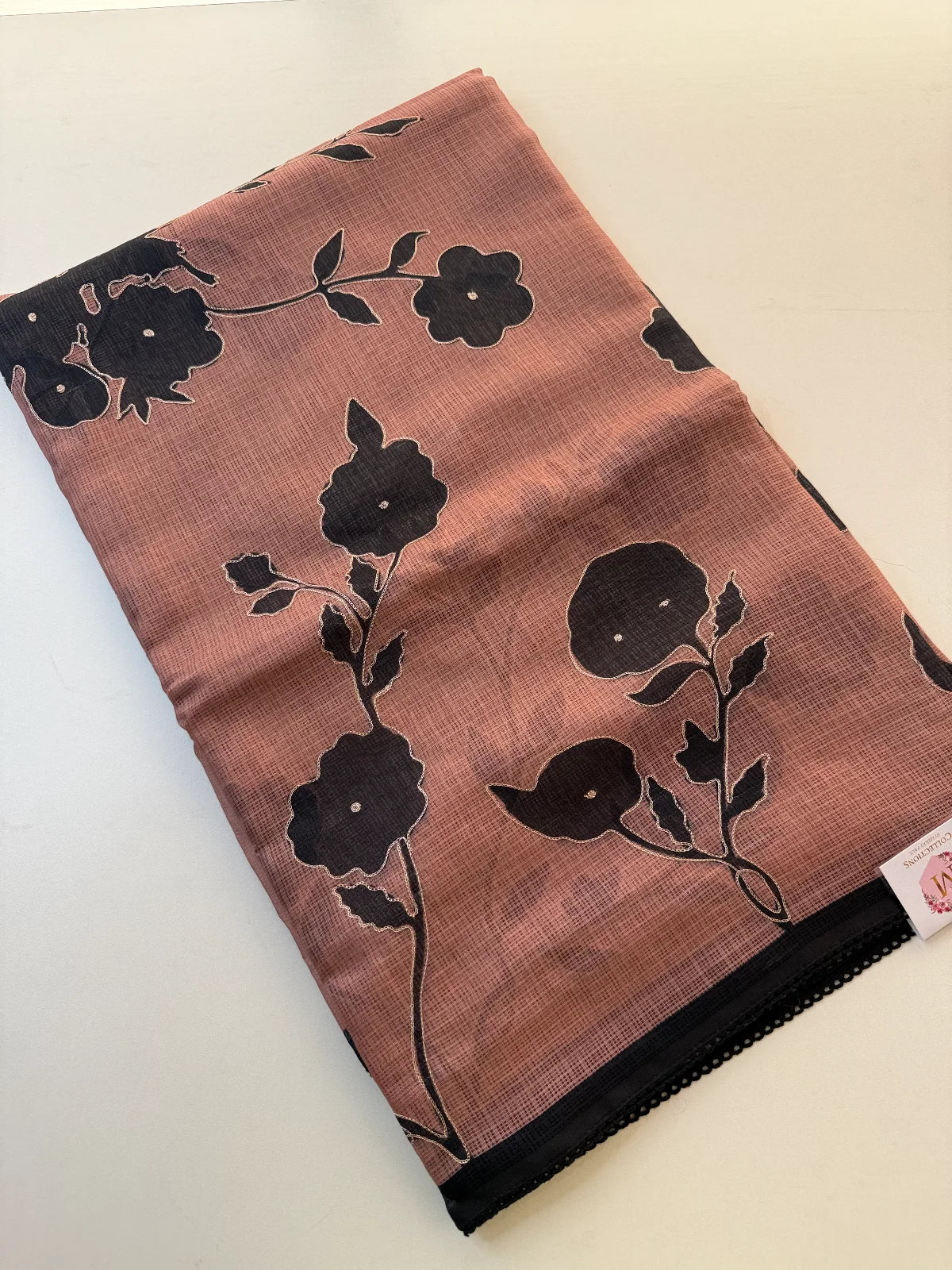 Kotta saree with appliqué/ RH298