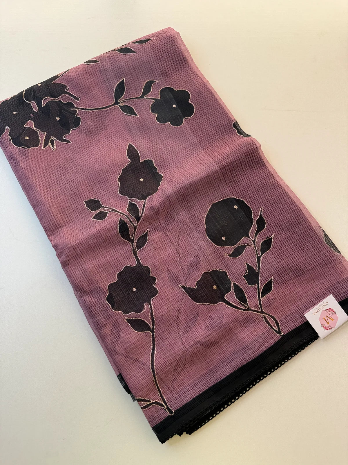 Kotta saree with appliqué/ RH298