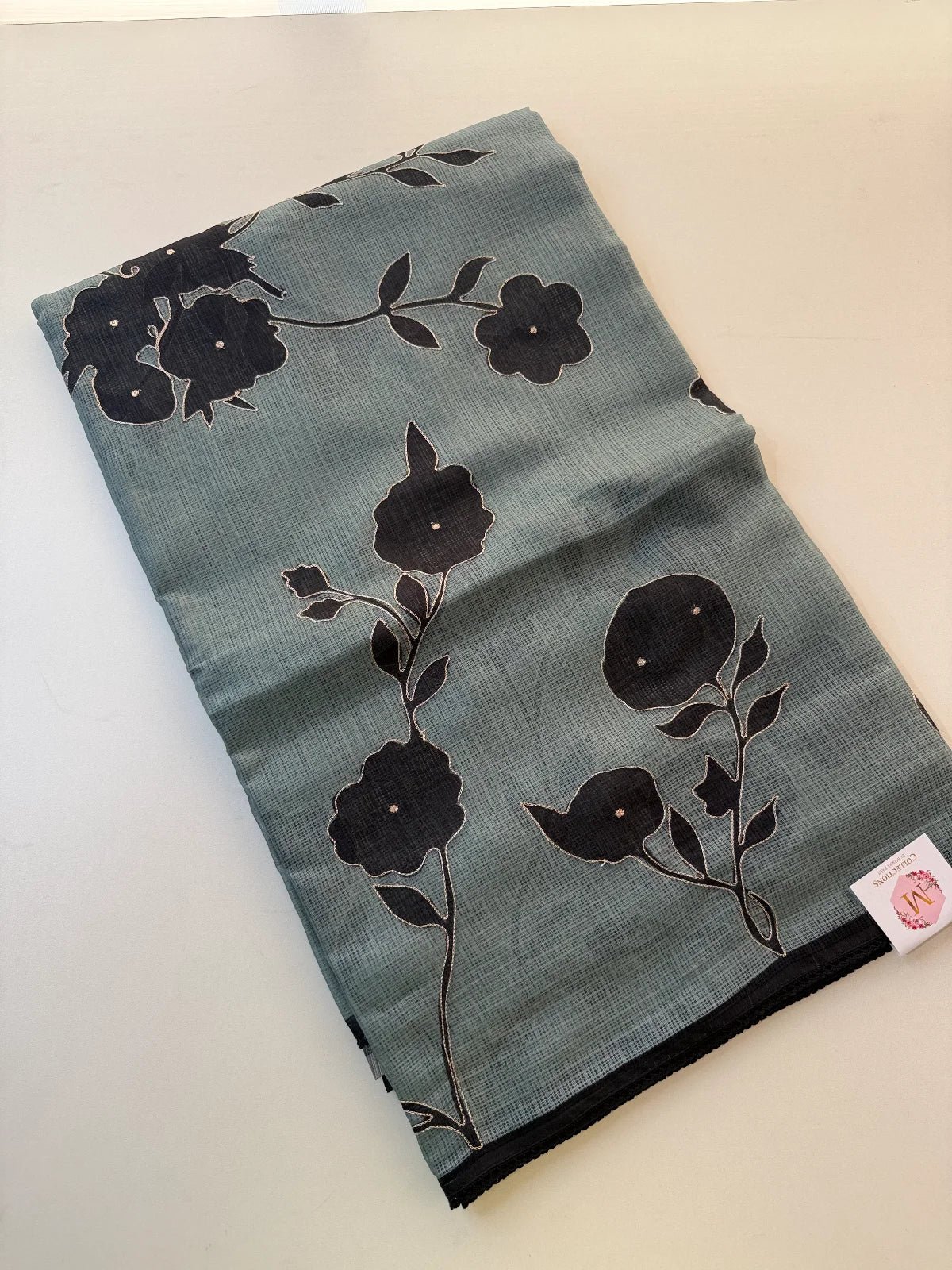 Kotta saree with appliqué/ RH298