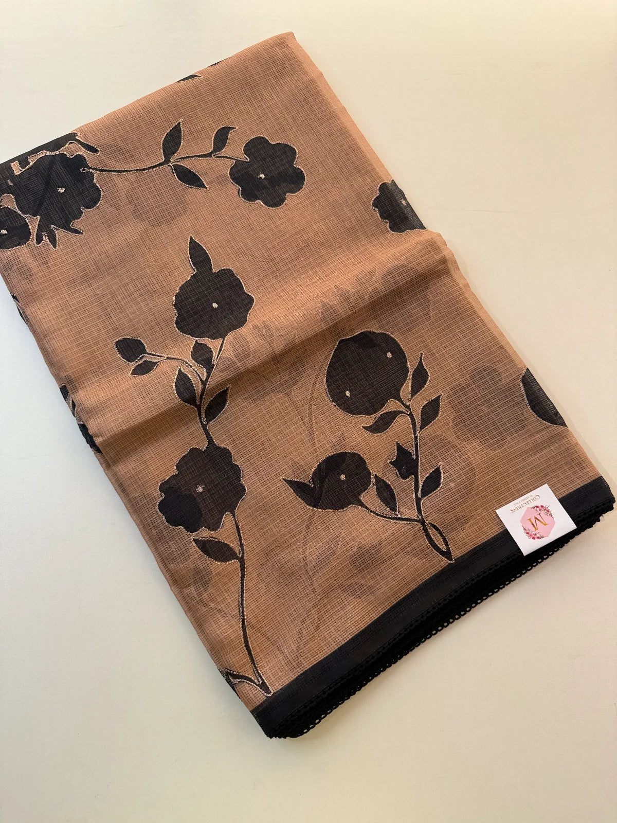 Kotta saree with appliqué/ RH298