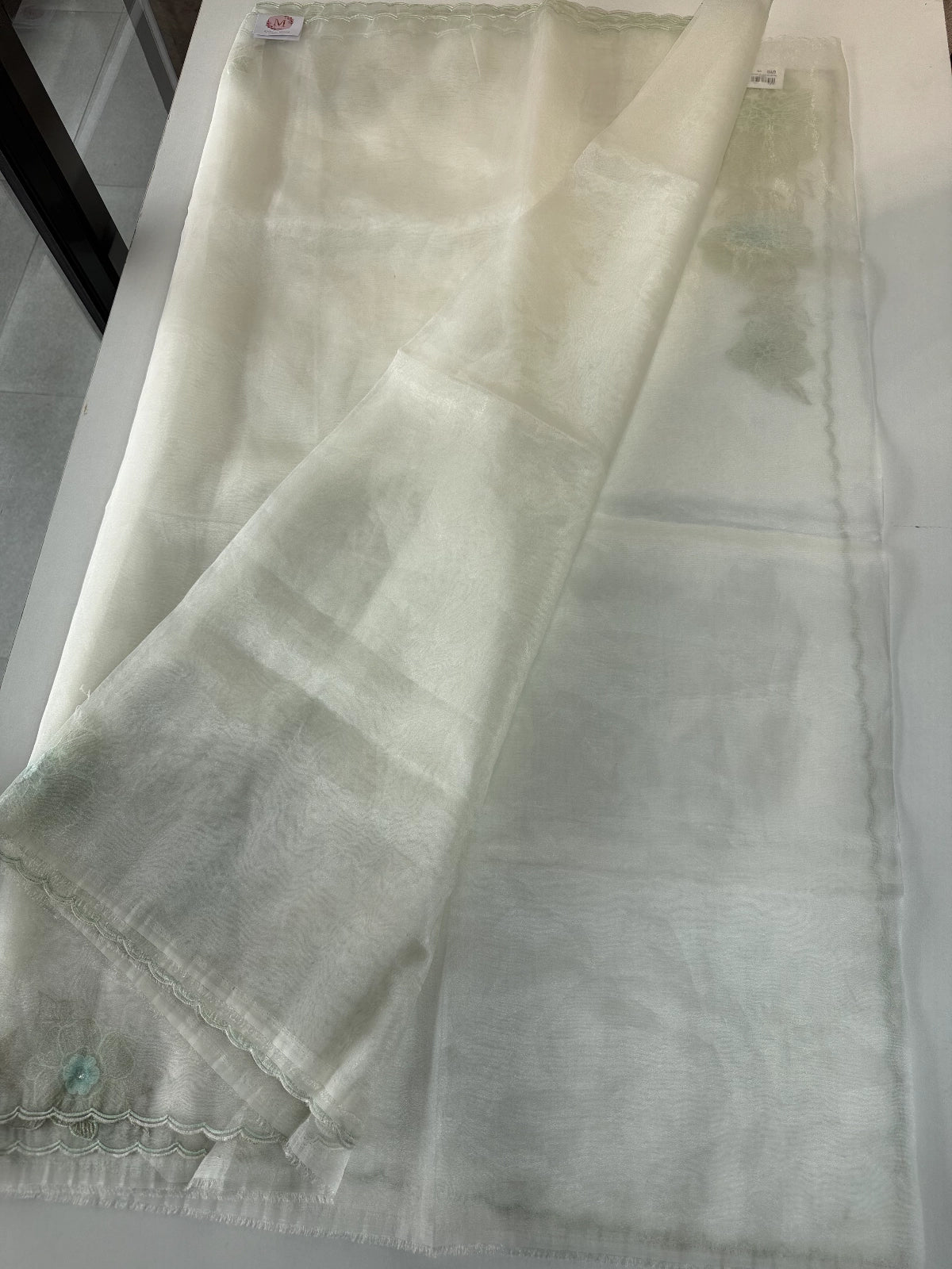 Glass Organza Saree/ HW328