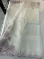 Glass Organza Saree/ HW328