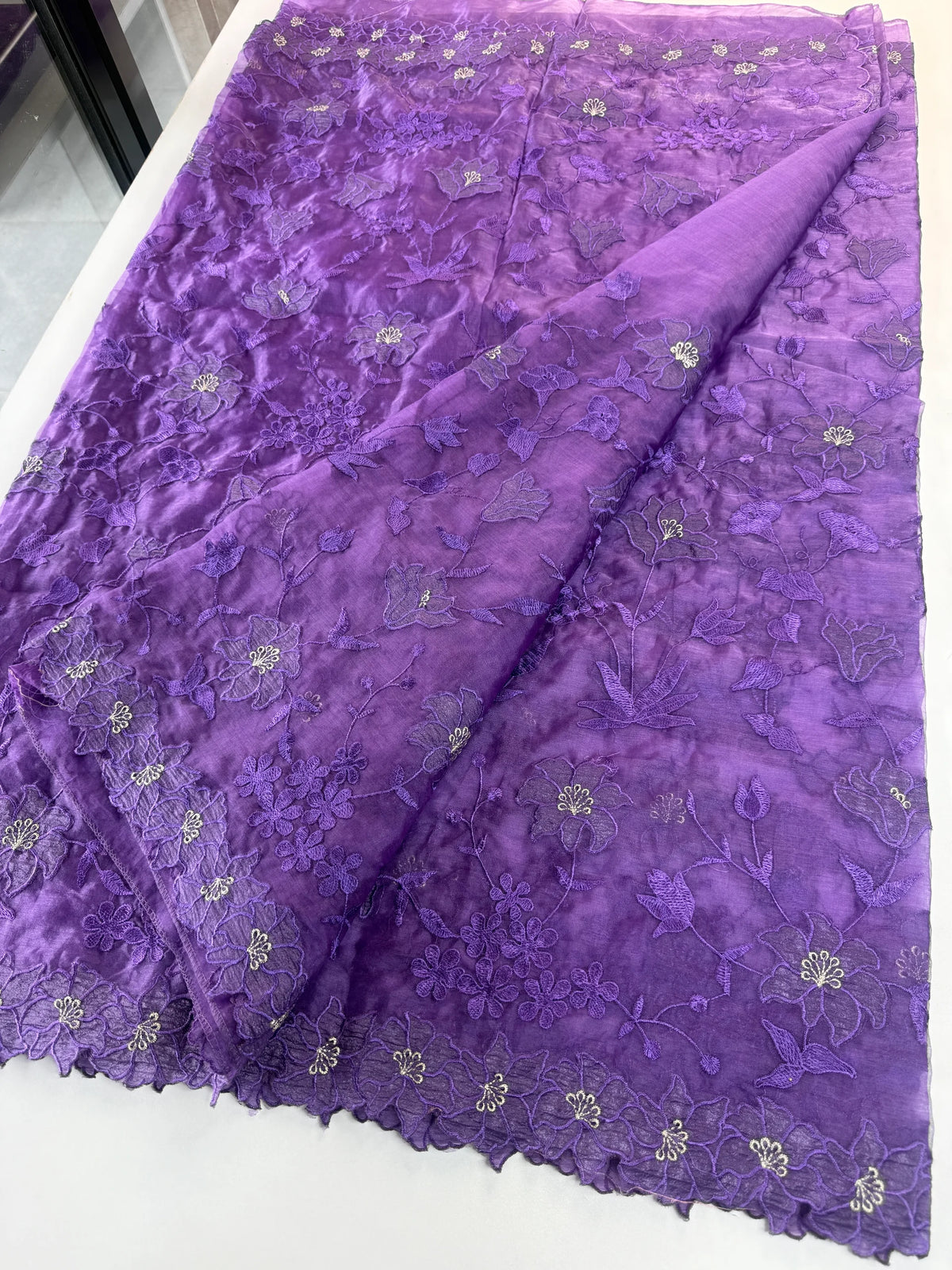 Soft organza party wear saree/ CW839