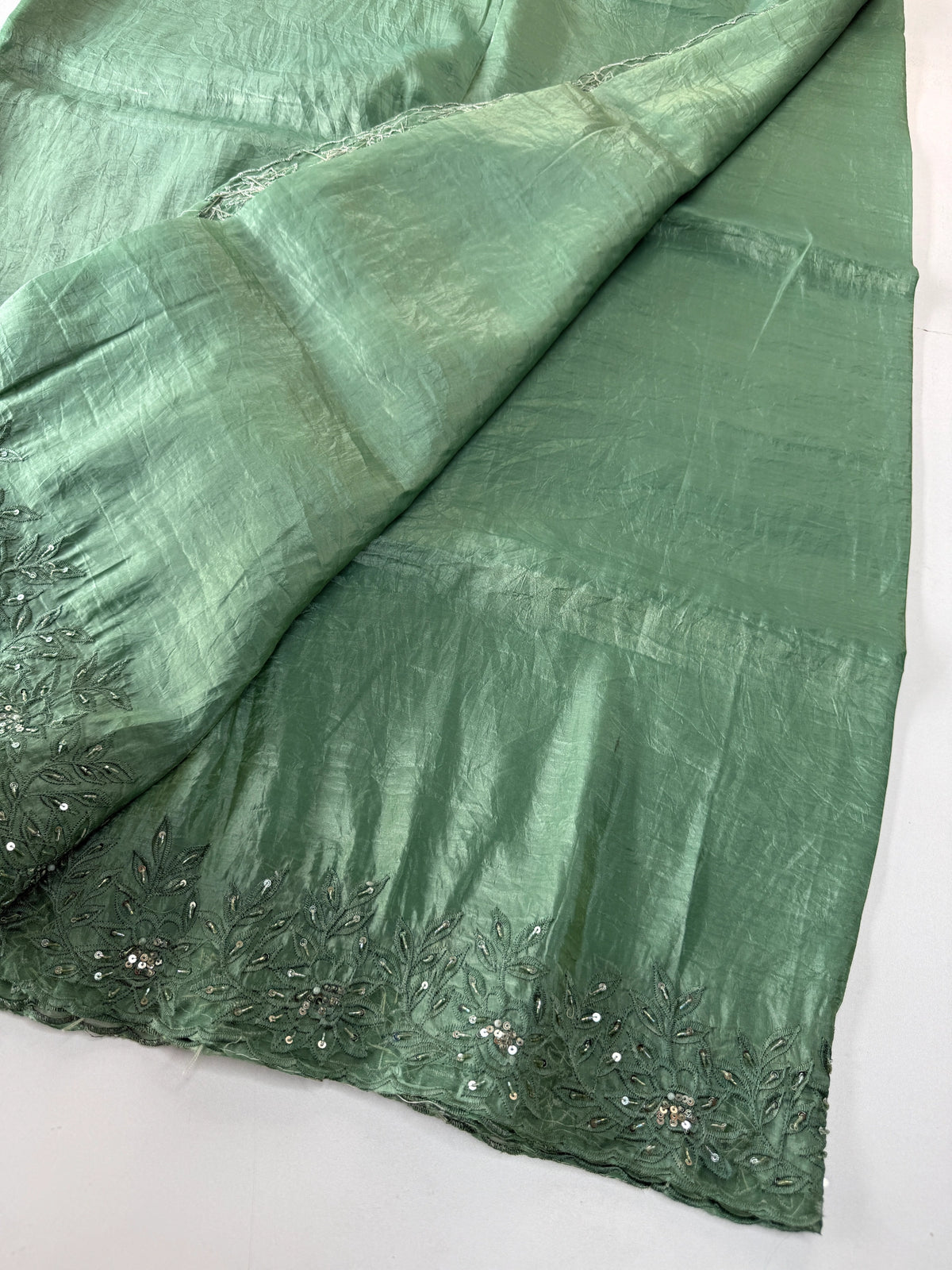 Crushed Organza Saree/ BJ3183
