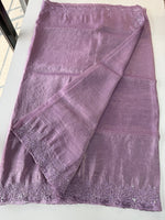 Crushed Organza Saree/ BJ3183