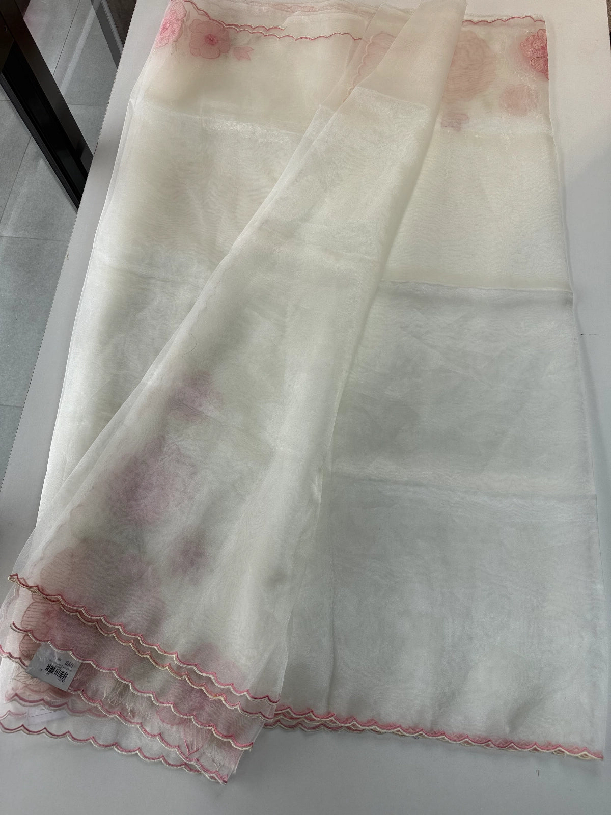 Glass Organza Saree/ HW328