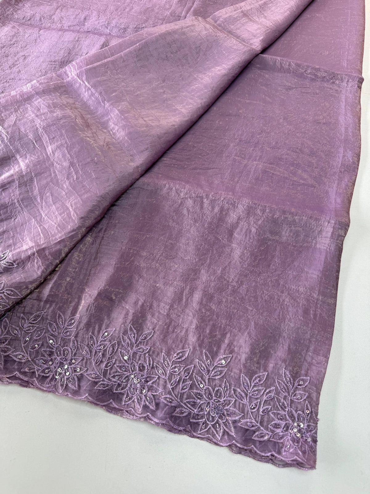 Crushed Organza Saree/ BJ3183