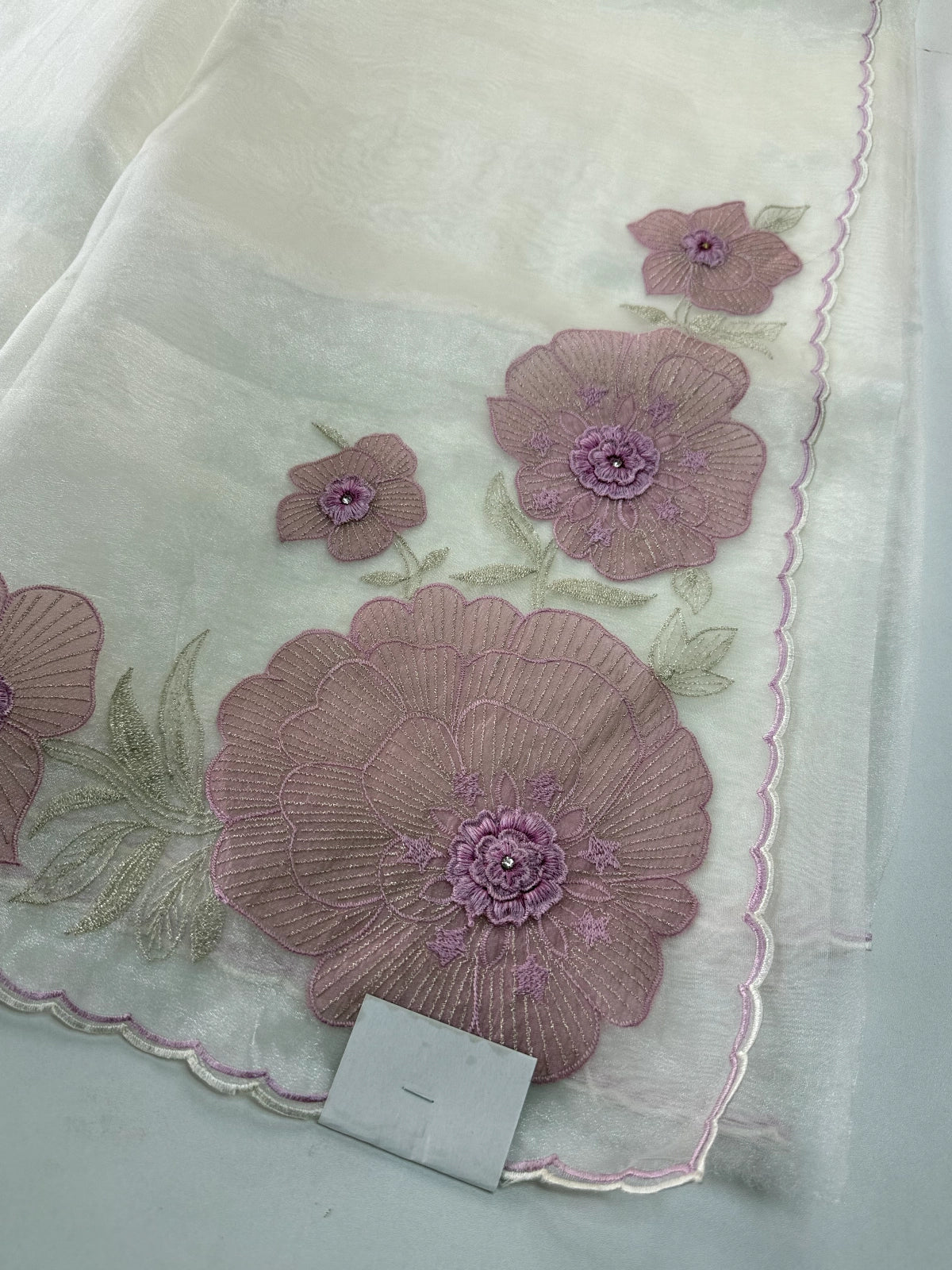 Glass Organza Saree/ HW328