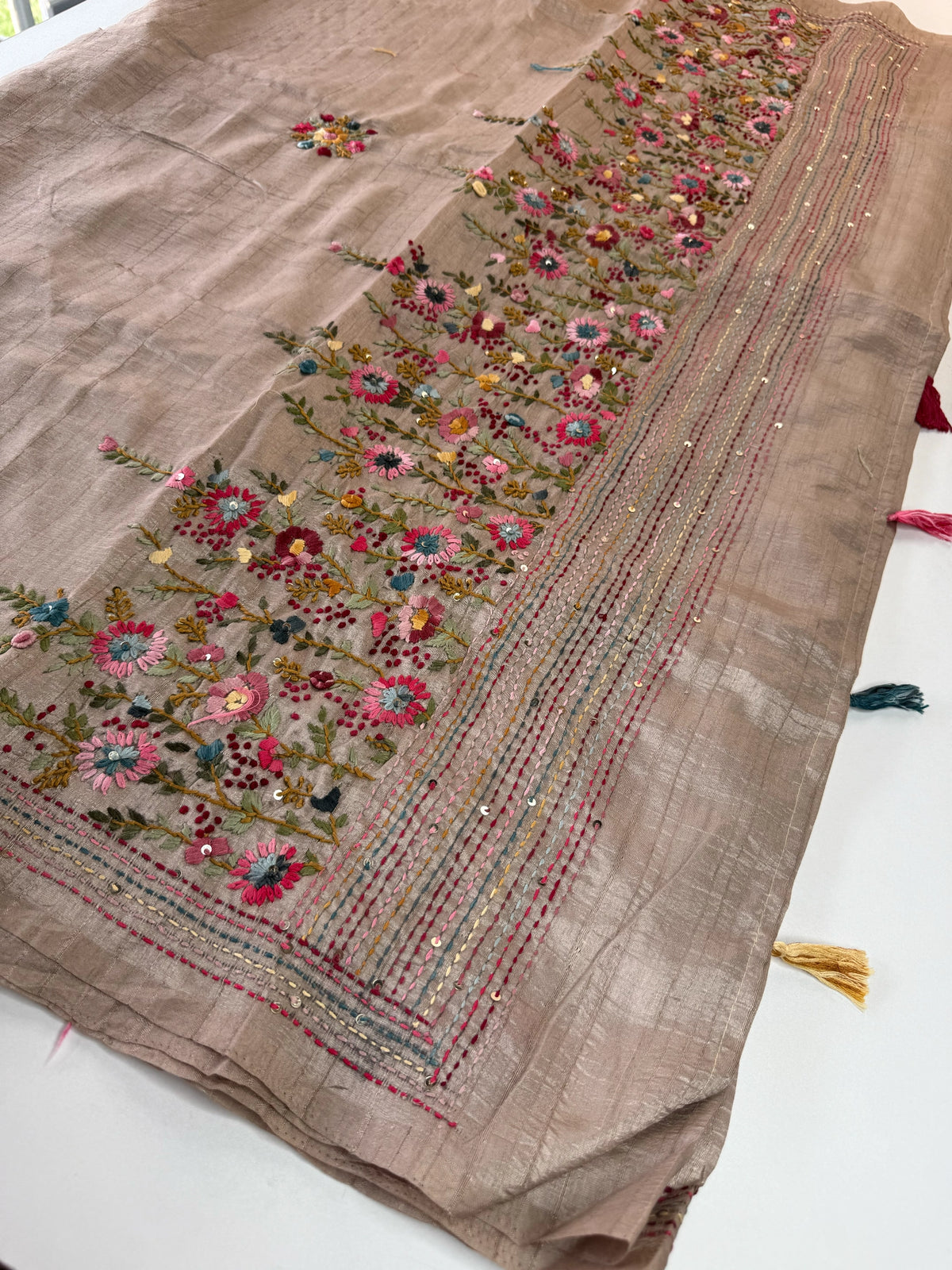 Soft Semi Tussar Saree/ DF252
