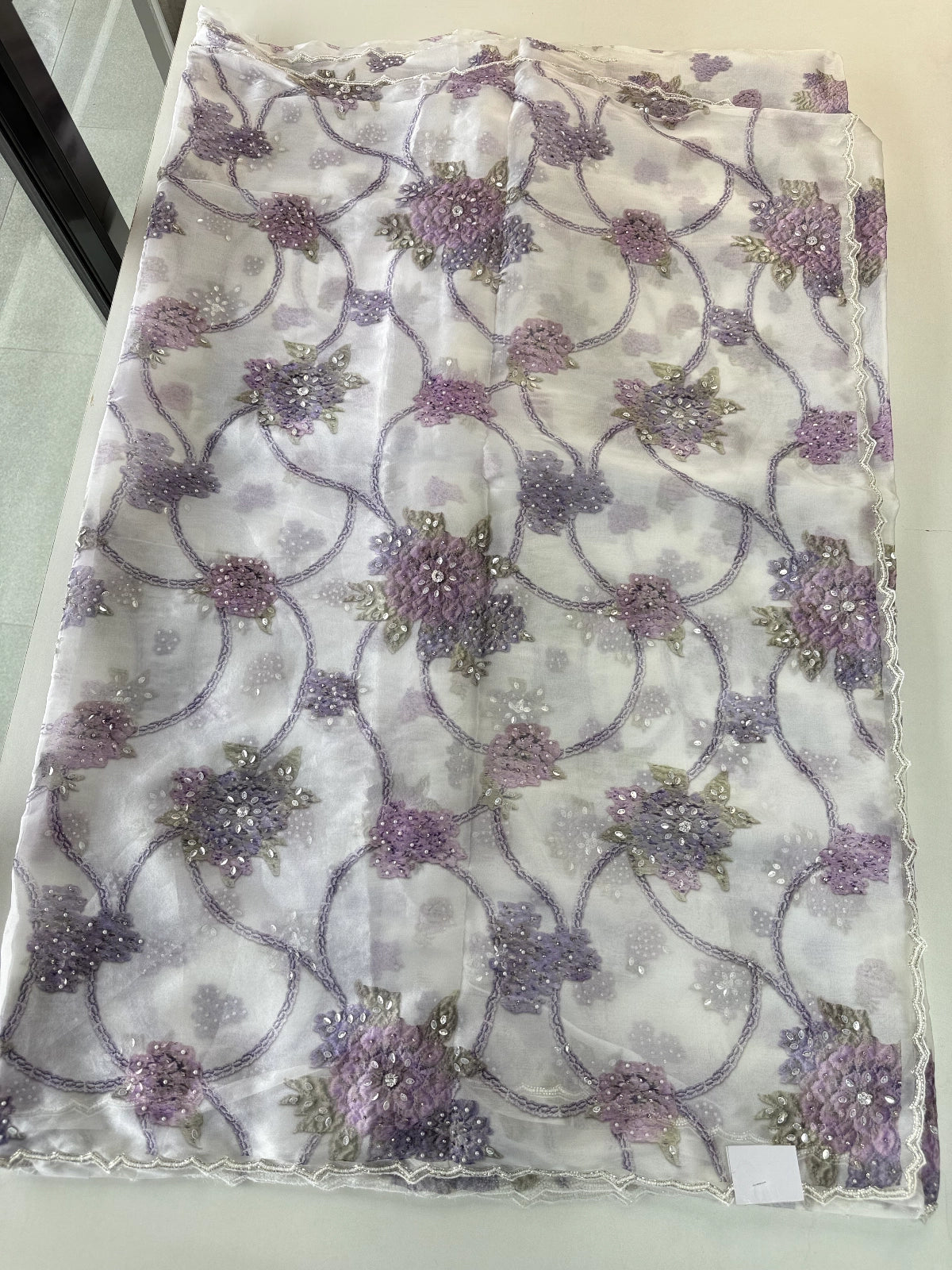 Georgette Organza Saree/ DD32