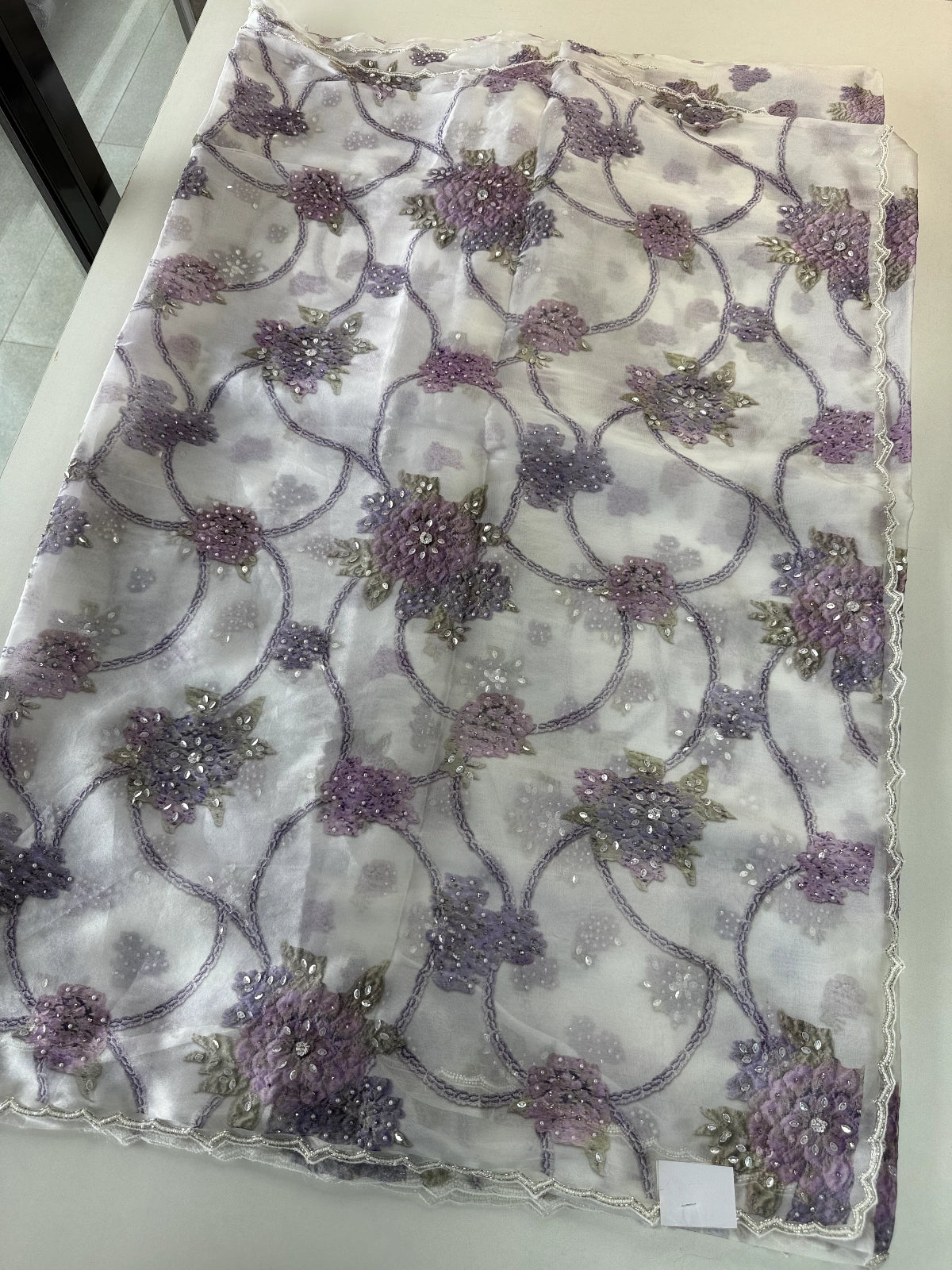 Georgette Organza Saree/ DD32