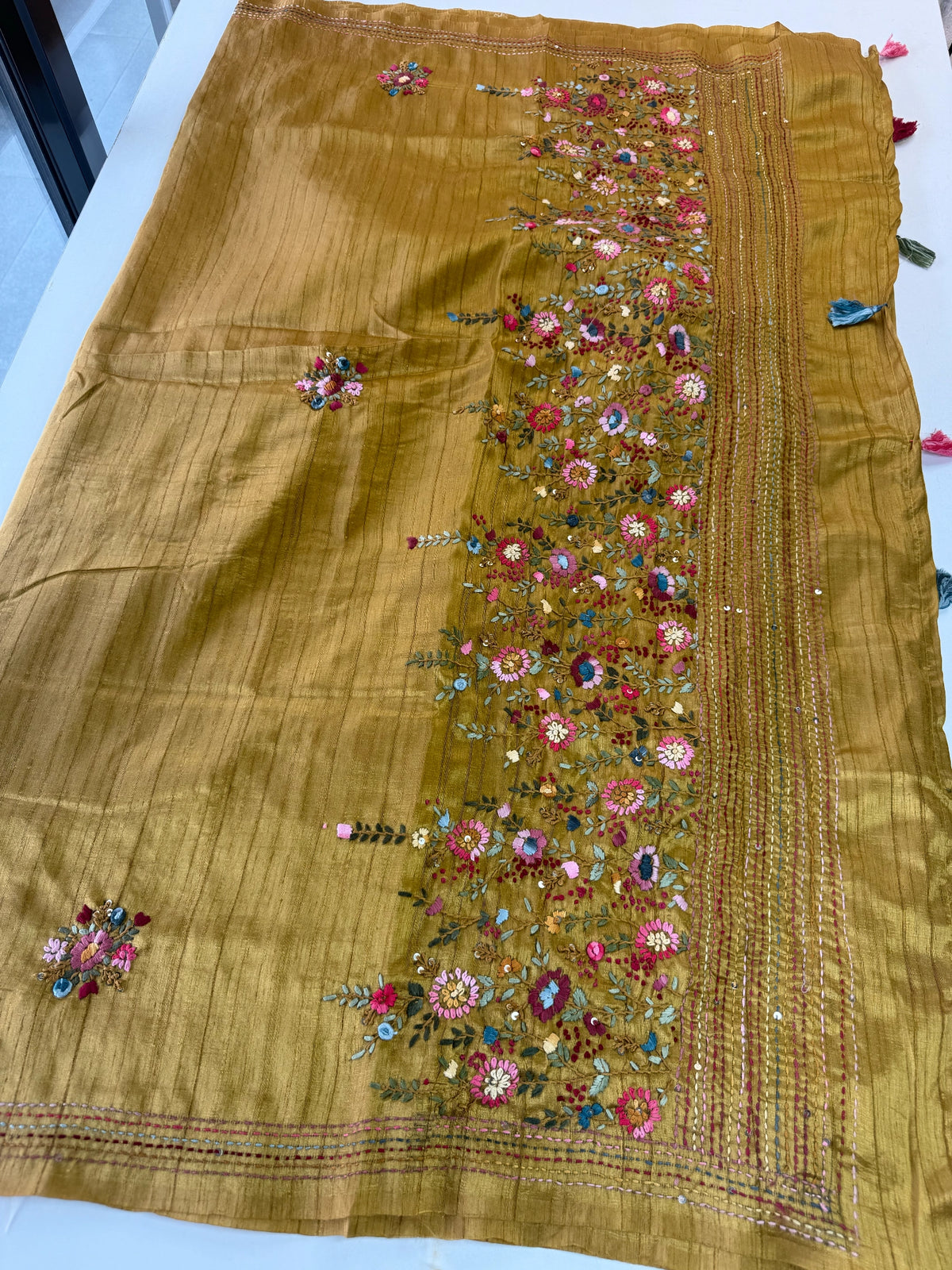 Soft Semi Tussar Saree/ DF252