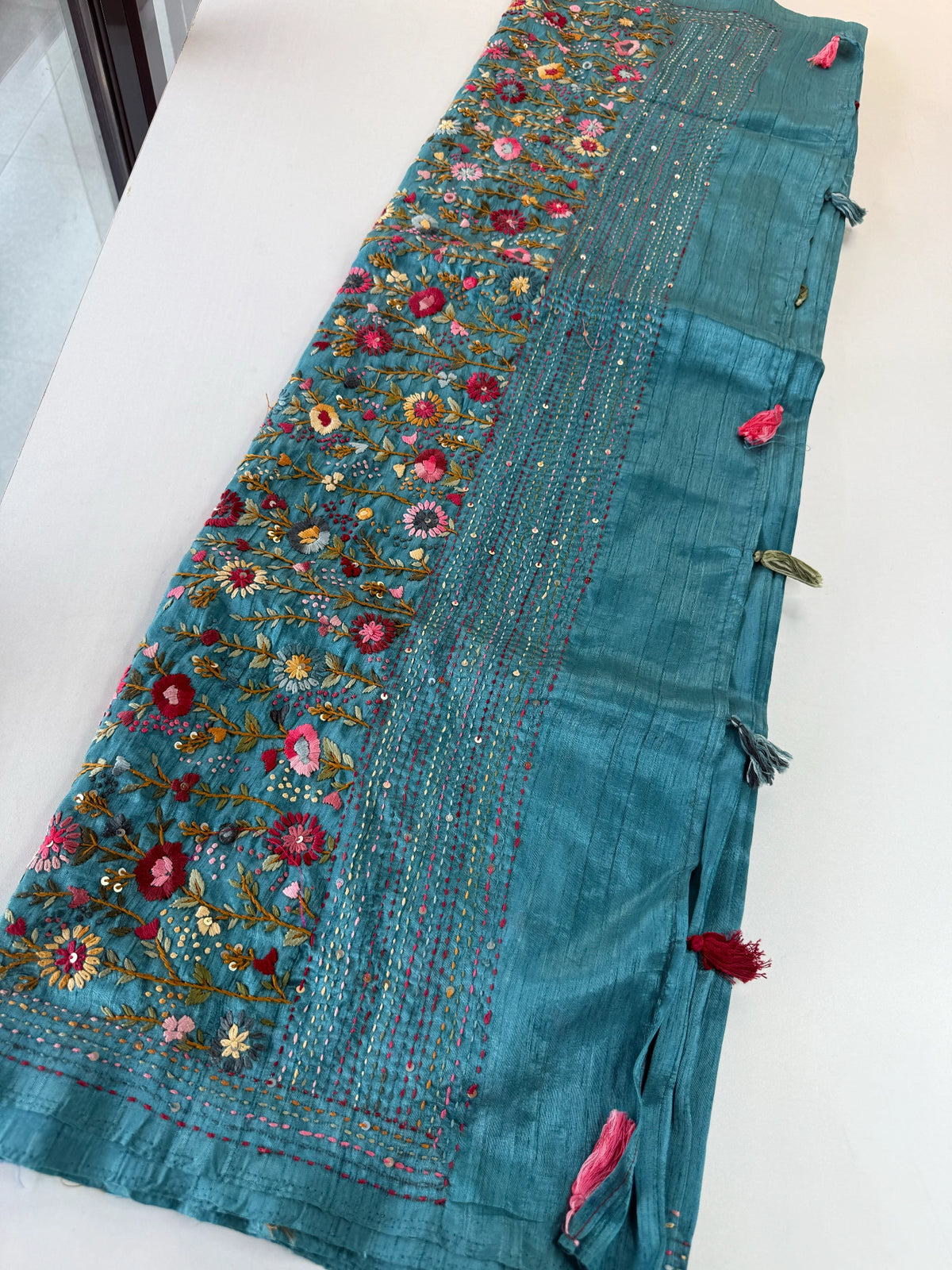 Soft Semi Tussar Saree/ DF252