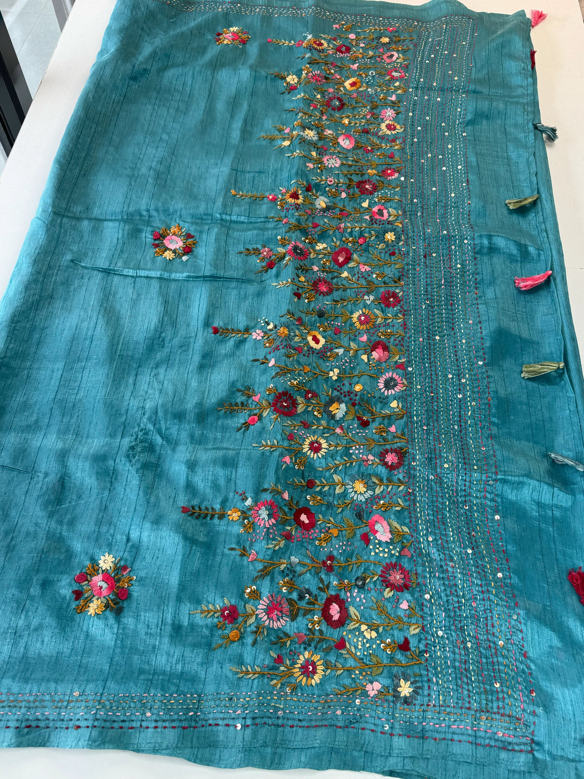 Soft Semi Tussar Saree/ DF252