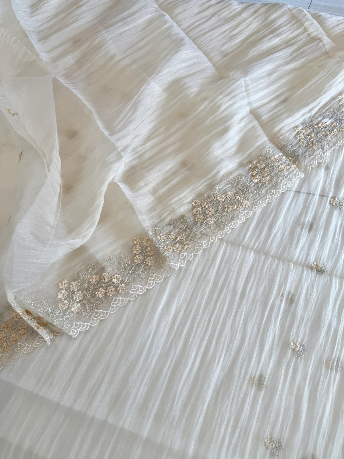 Organza blended saree/ BL924