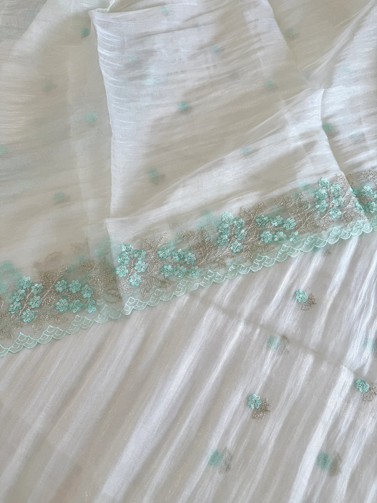 Organza blended saree/ BL924