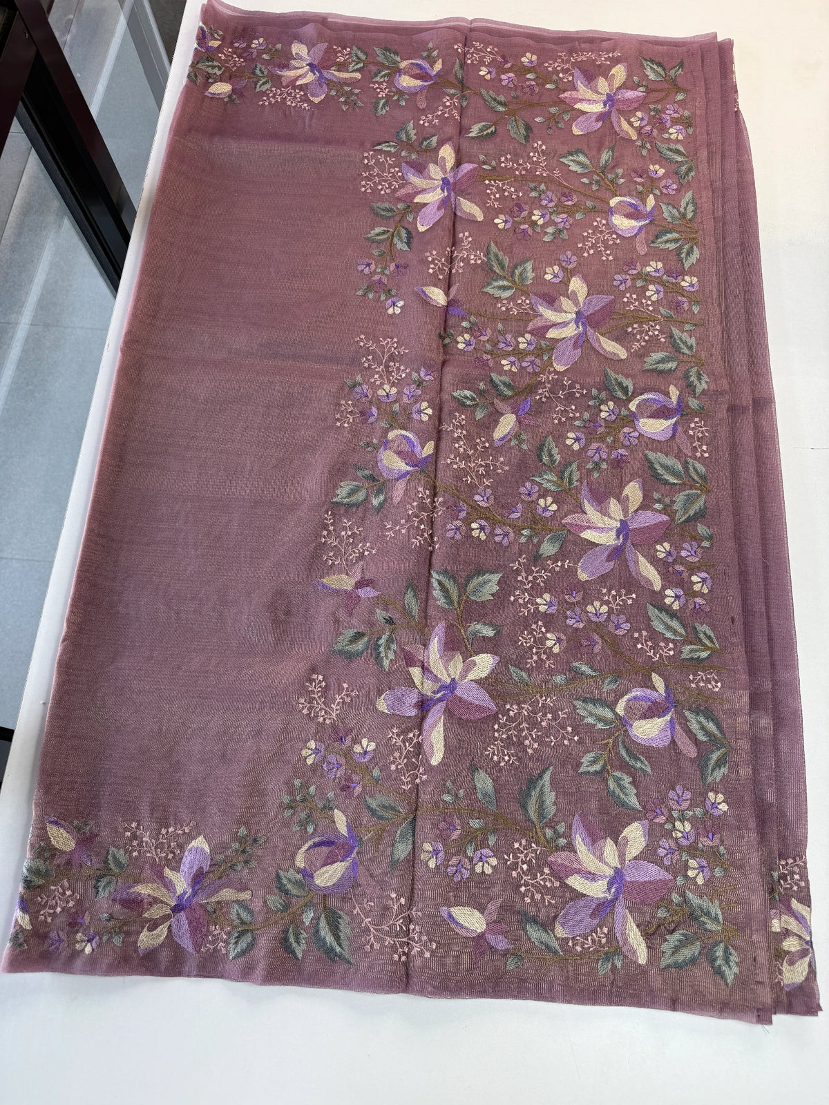 Crushed soft tissue Saree/ SR1397