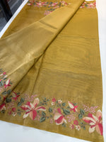 Crushed soft tissue Saree/ SR1397