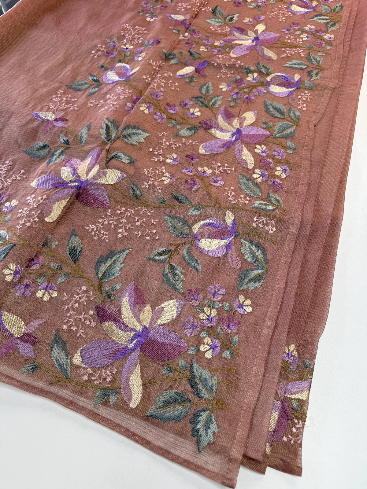 Crushed soft tissue Saree/ SR1397