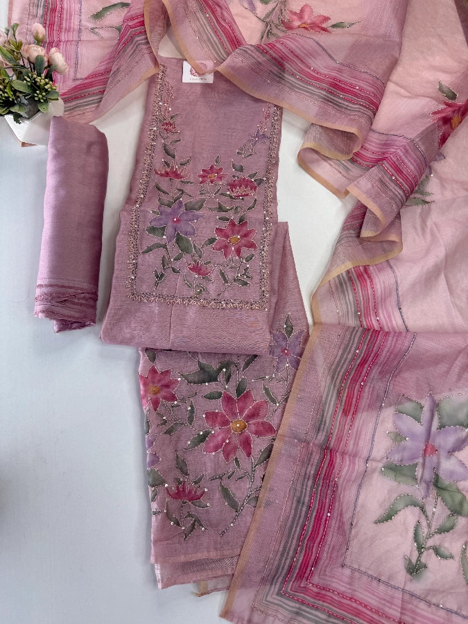 Soft cotton unstitched salwar set / SU25