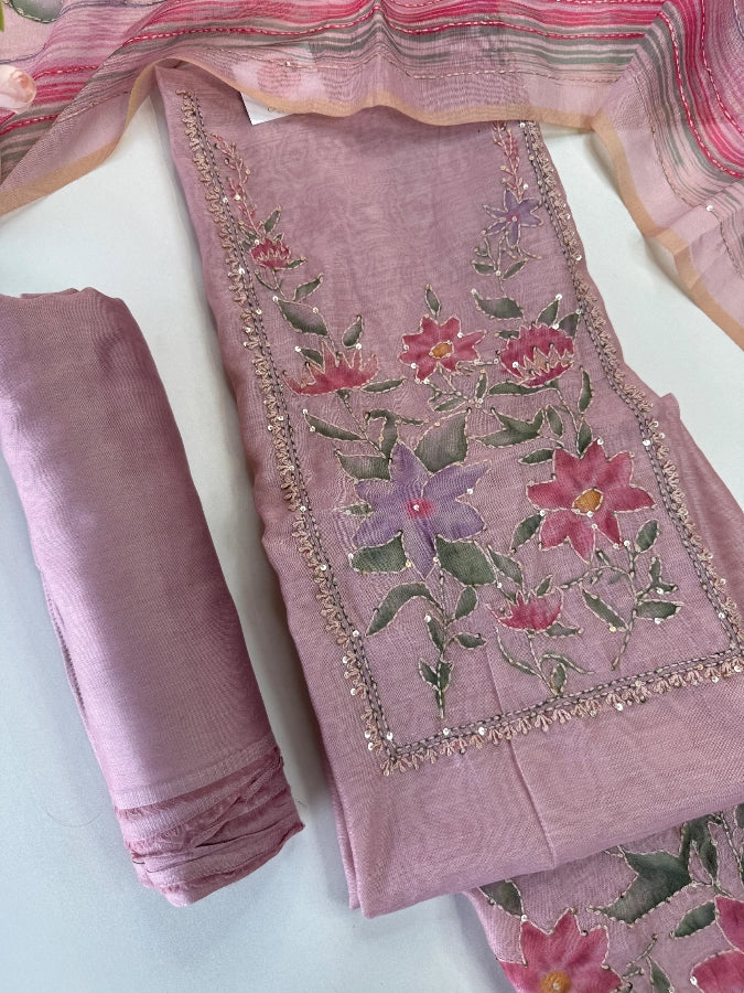 Soft cotton unstitched salwar set / SU25