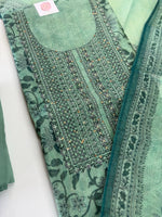 Tissue linen unstitched salwar set / C804