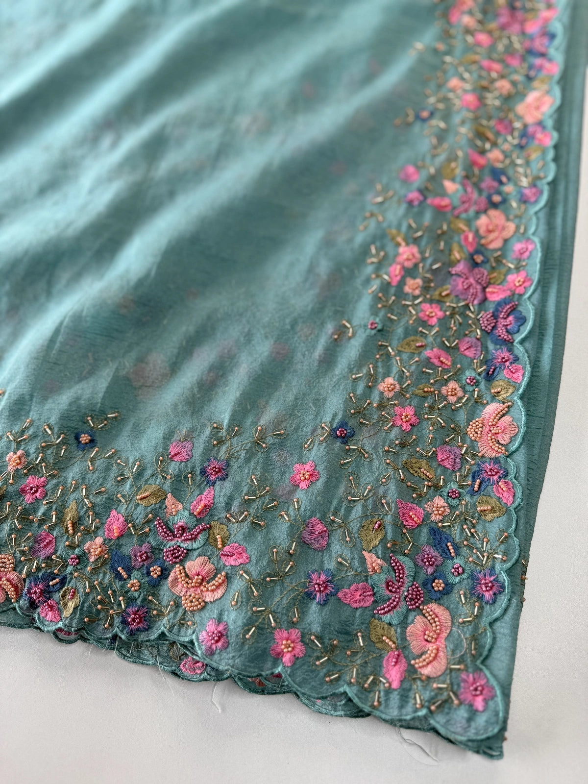 Crushed Crape Saree / 920A