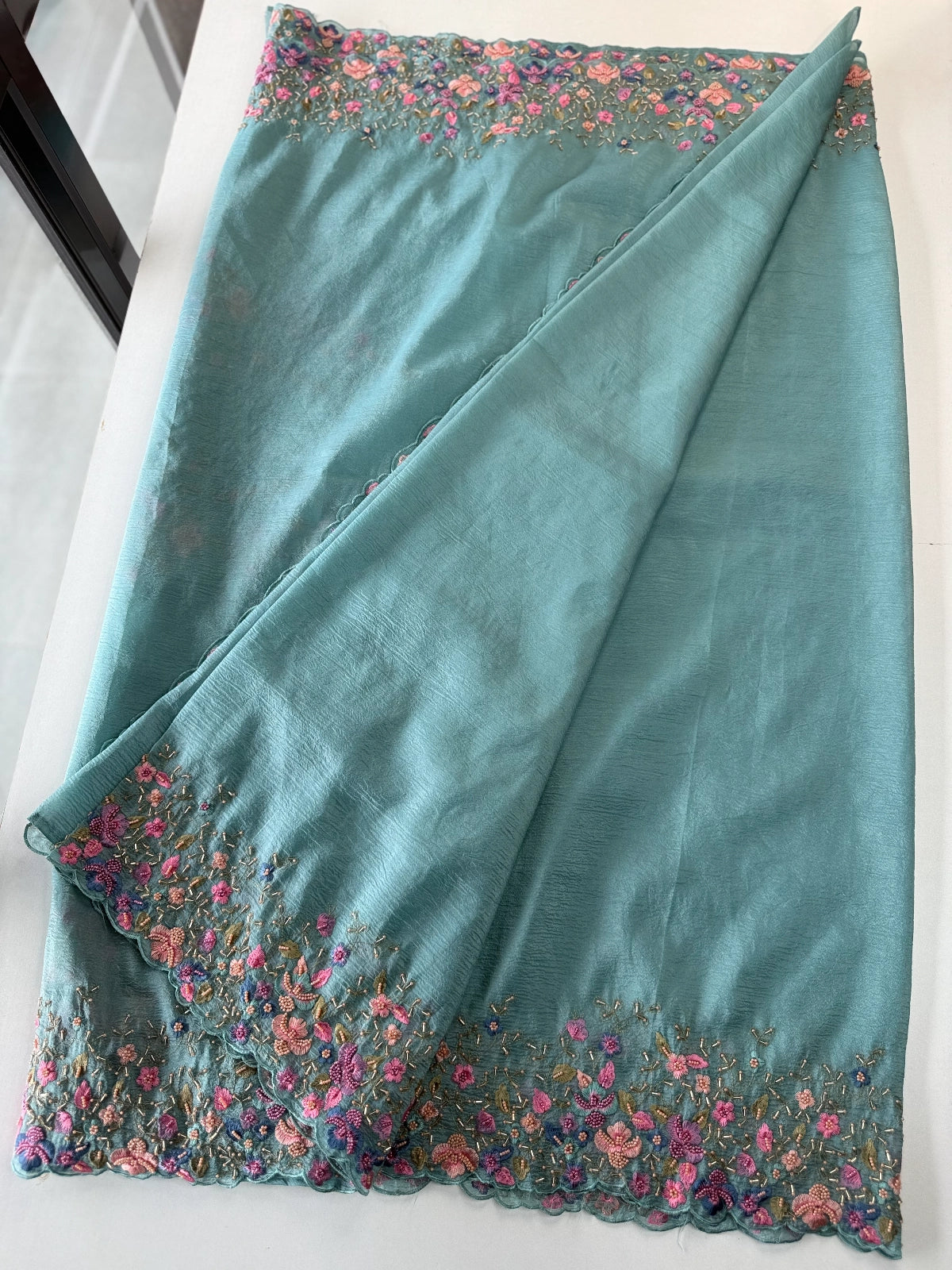 Crushed Crape Saree / 920A