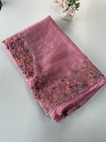 Crushed Crape Saree / 920A