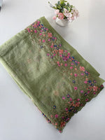 Crushed Crape Saree / 920A