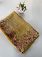 Crushed Crape Saree / 920A