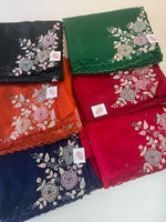 Glass Organza Saree/ SA007