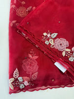 Glass Organza Saree/ SA007