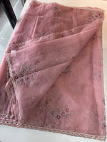 Organza saree / J3231
