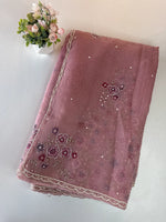 Organza saree / J3231