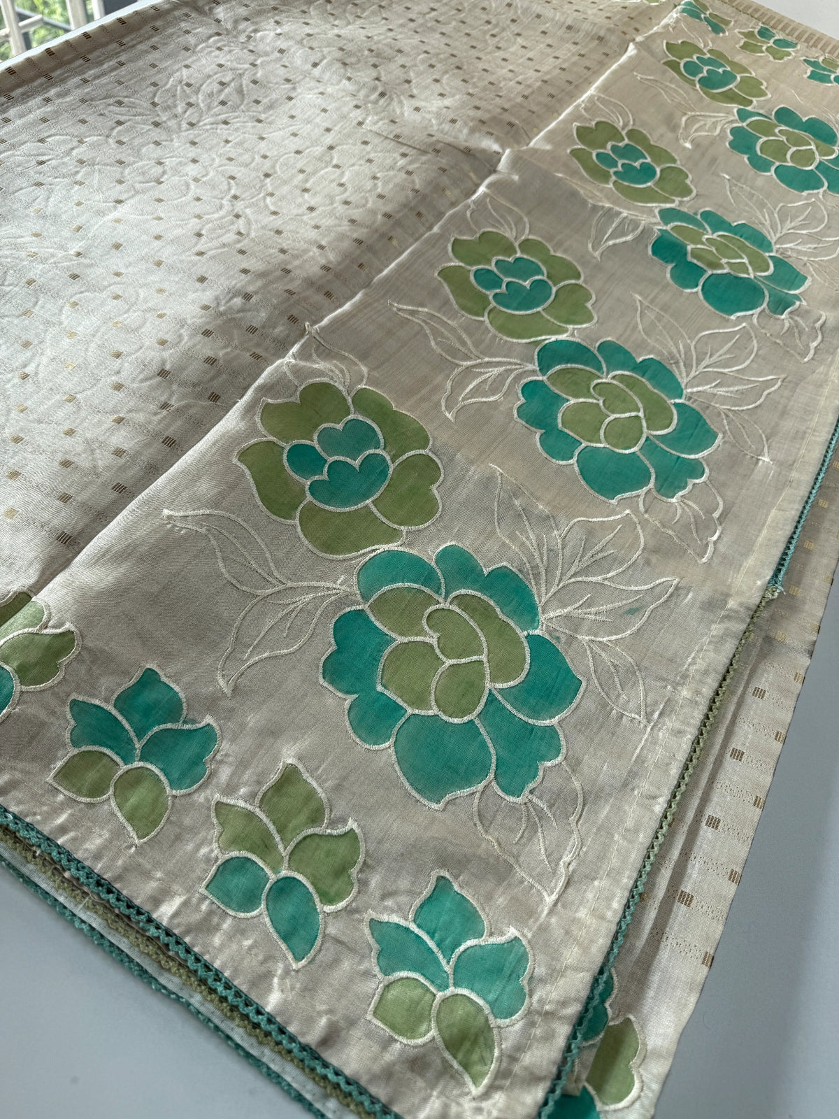 Soft Semi Tussar Saree/8395
