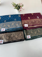 Crape Banarasi Saree/12MC