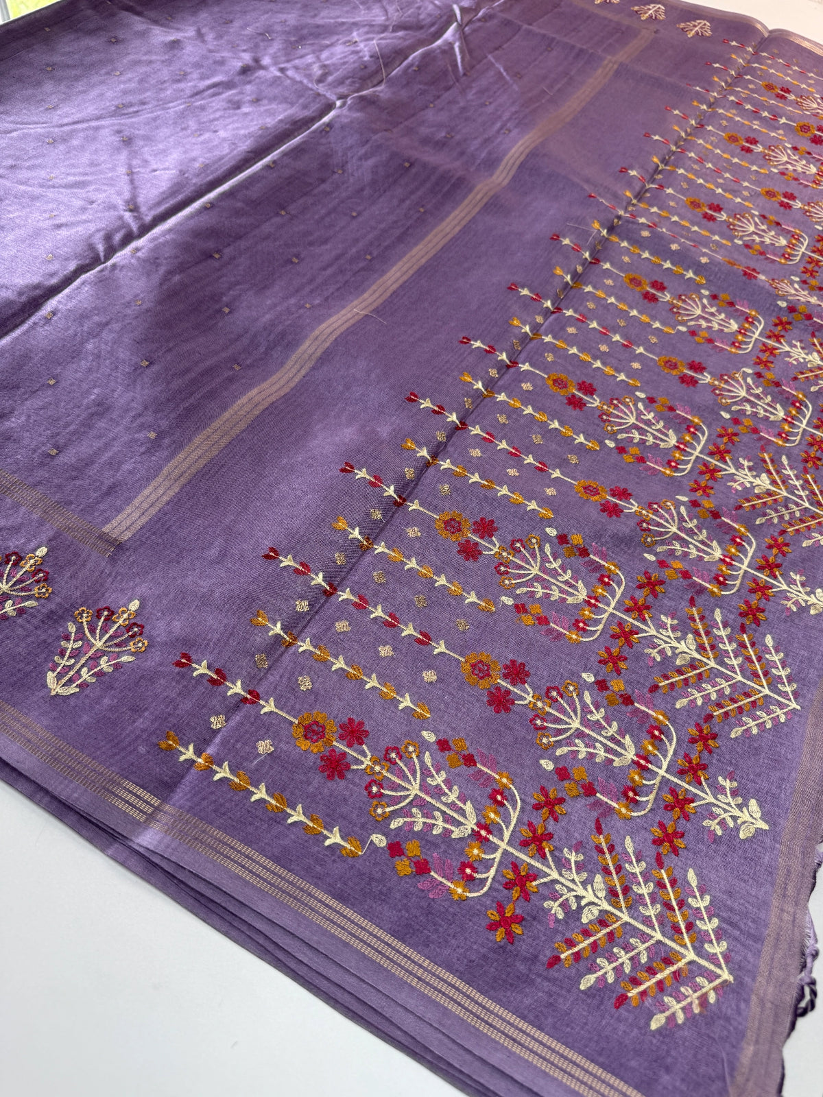 Soft semi Tussar saree/ D295